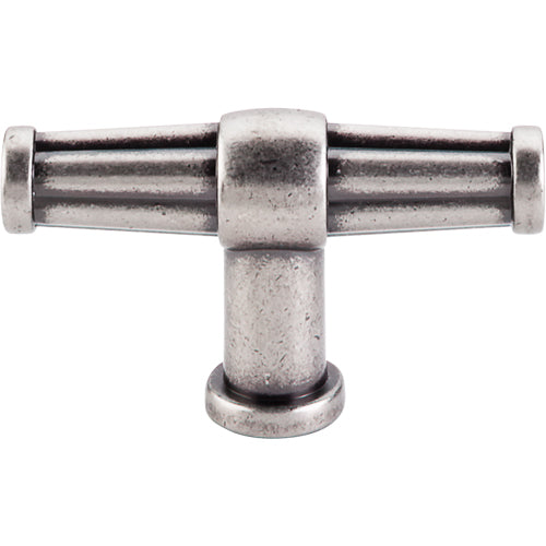 Luxor THandle 2 1/2in.  Pewter Antique