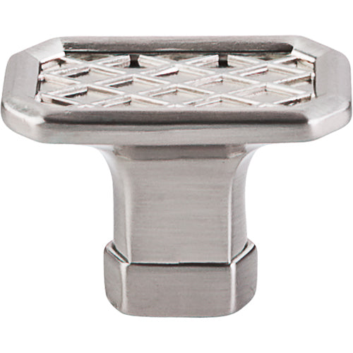 Tower Bridge Knob 1 1/2in.  Brushed Satin Nickel