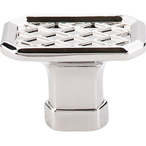 Tower Bridge Knob 1 1/2in.  Polished Nickel