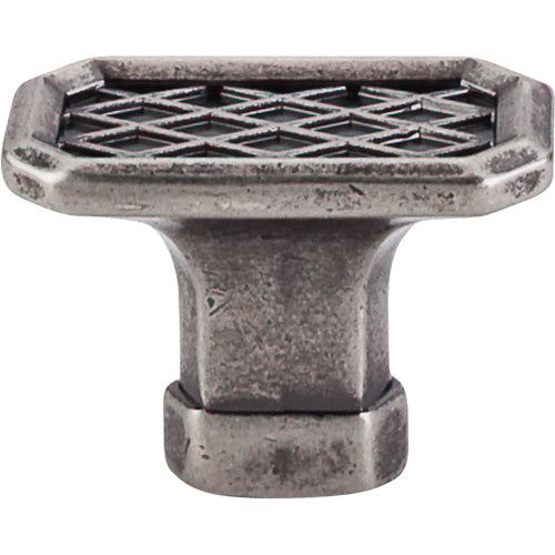 Tower Bridge Knob 1 1/2in.  Pewter Antique