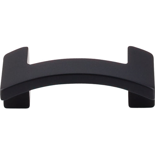 Euro Arched Knob 1 3/4in. (cc)  Flat Black