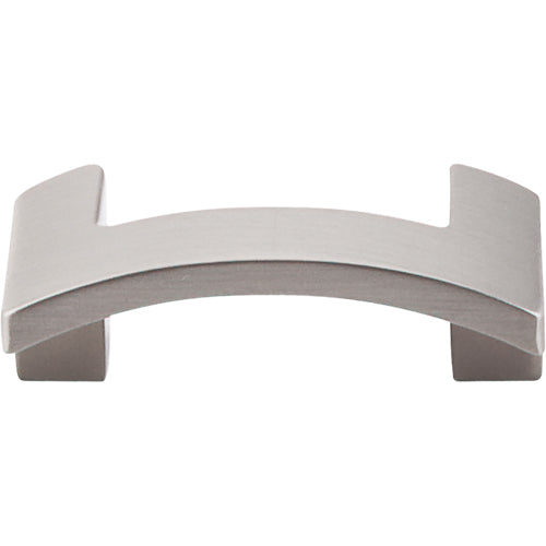 Euro Arched Knob 1 3/4in. (cc)  Brushed Satin Nickel