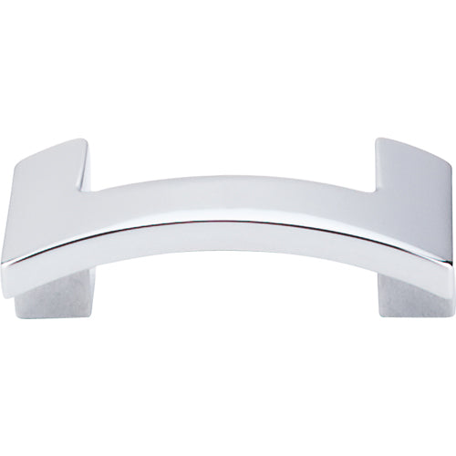 Euro Arched Knob 1 3/4in. (cc)  Polished Chrome