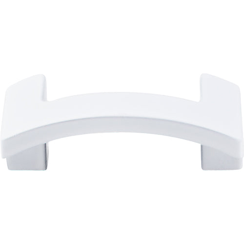 Euro Arched Knob 1 3/4in. (cc)  White