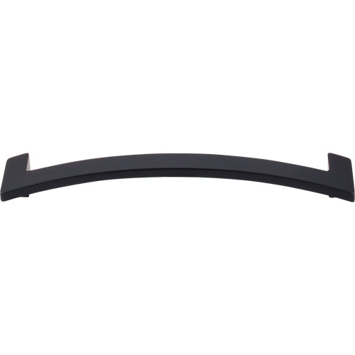 Euro Open Arched Pull 5in. (cc)  Flat Black