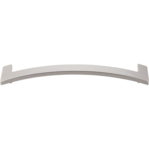 Euro Open Arched Pull 5in. (cc)  Brushed Satin Nickel