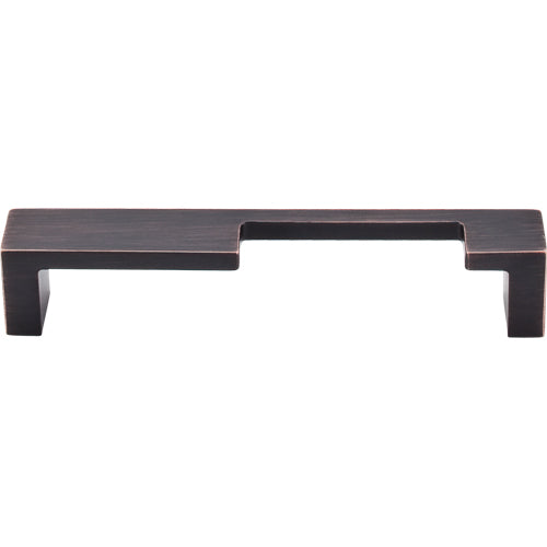 Modern Metro Notch Pull B 5in. (cc)  Tuscan Bronze