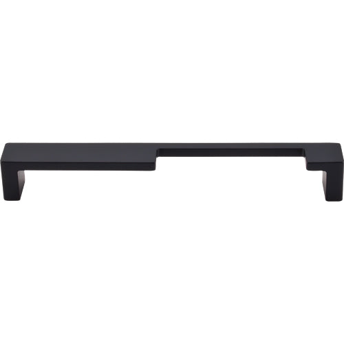 Modern Metro Notch Pull B 7in. (cc)  Flat Black