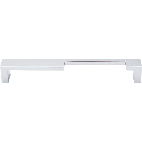Modern Metro Notch Pull B 7in. (cc)  Polished Chrome