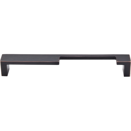 Modern Metro Notch Pull B 7in. (cc)  Tuscan Bronze