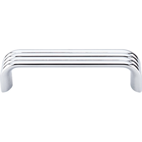 Modern Deco Pull 3 3/4in. (cc)  Polished Chrome
