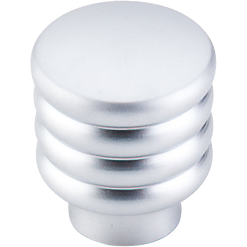 Modern Deco Knob 1in.  Aluminum