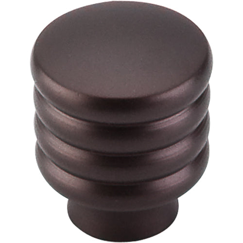 Modern Deco Knob 1in.  Oil Rubbed Bronze