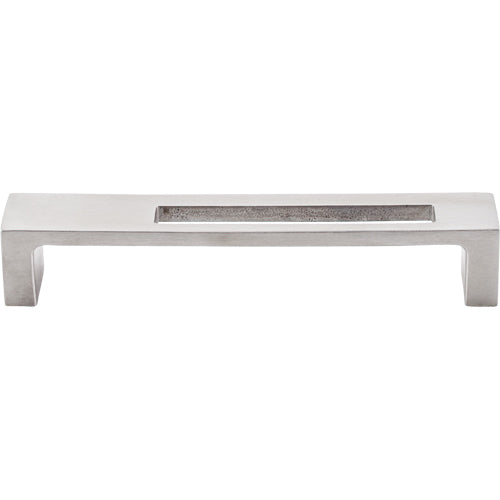 Modern Metro Slot Pull 5in. (cc)  Brushed Stainless Steel