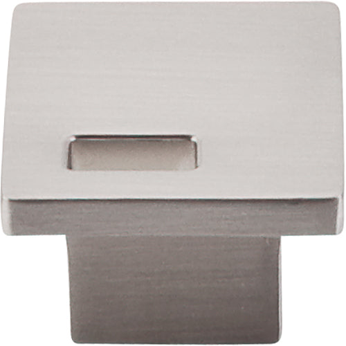 Modern Metro Slot Knob 1 1/4in.  Brushed Satin Nickel