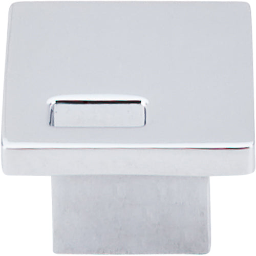 Modern Metro Slot Knob 1 1/4in.  Polished Chrome