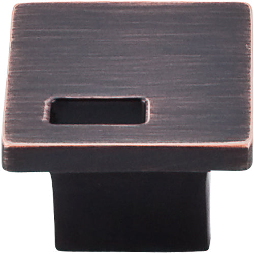 Modern Metro Slot Knob 1 1/4in.  Tuscan Bronze