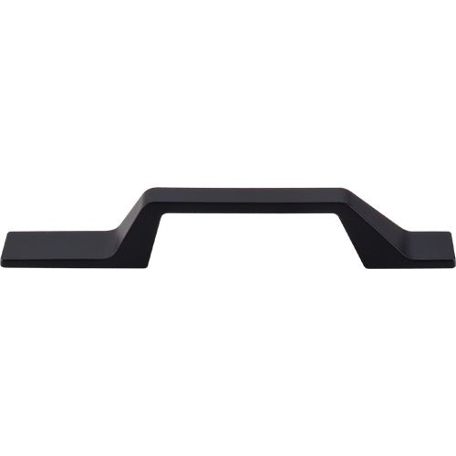 Modern Metro Asymmetrical Pull 3 1/2in. (cc)  Flat Black