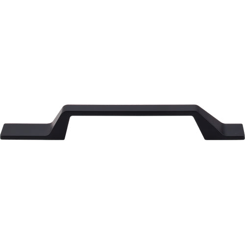 Modern Metro Asymmetrical Pull 5in. (cc)  Flat Black