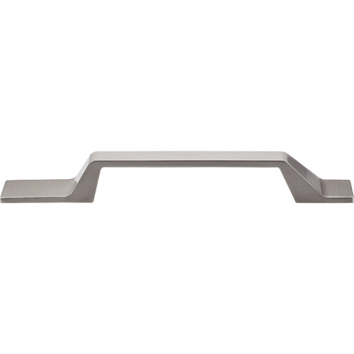 Modern Metro Asymmetrical Pull 5in. (cc)  Brushed Satin Nickel