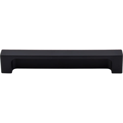 Modern Metro Tab Pull 5in. (cc)  Flat Black