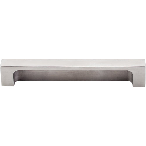 Modern Metro Tab Pull 5in. (cc)  Brushed Stainless Steel