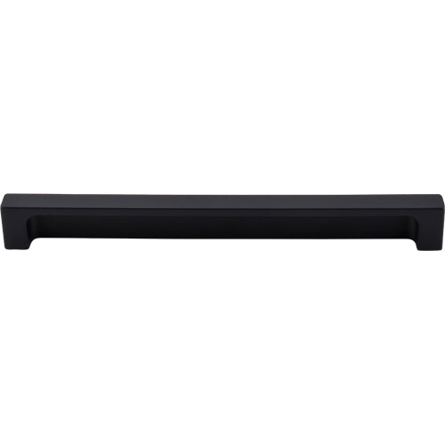 Modern Metro Tab Pull 8in. (cc)  Flat Black