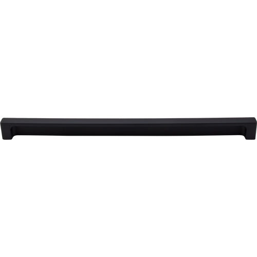 Modern Metro Tab Pull 12in. (cc)  Flat Black