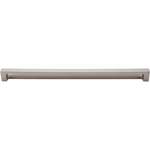 Modern Metro Tab Pull 12in. (cc)  Brushed Satin Nickel