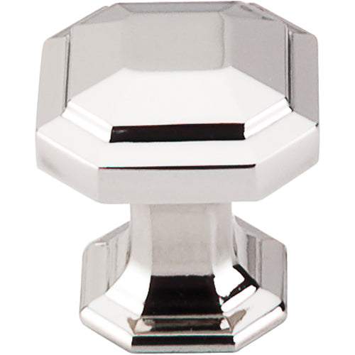 Emerald Knob 1 1/8in.  Polished Nickel