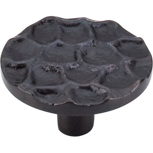 Cobblestone Round Knob 1 15/16in.  Coal Black