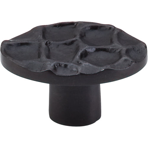 Cobblestone Oval Knob 2in.  Coal Black