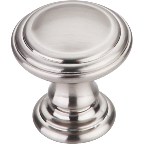 Reeded Knob 1 1/4in.  Brushed Satin Nickel