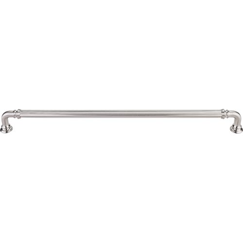 Reeded Pull 12in. (cc)  Brushed Satin Nickel