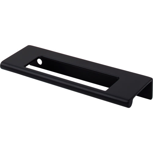 Europa Cut Out Tab Pull 3 3/4in. (cc)  Flat Black