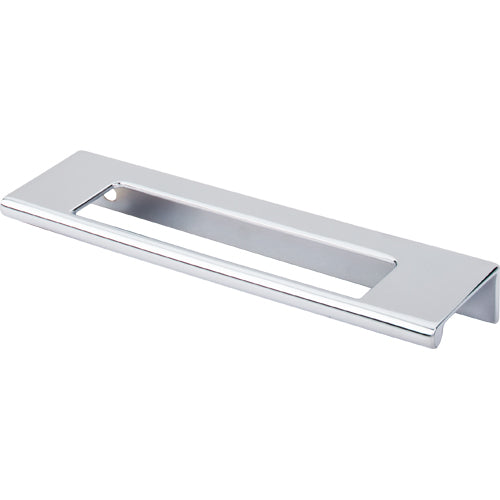 Europa Cut Out Tab Pull 5in. (cc)  Polished Chrome
