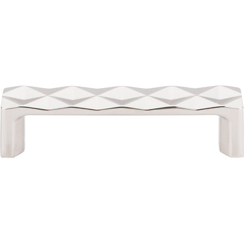 Quilted Pull 3 3/4in. (cc)  Polished Nickel