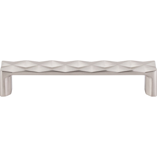 Quilted Pull 5 1/16in. (cc)  Brushed Satin Nickel