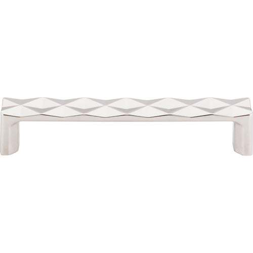 Quilted Pull 5 1/16in. (cc)  Polished Nickel