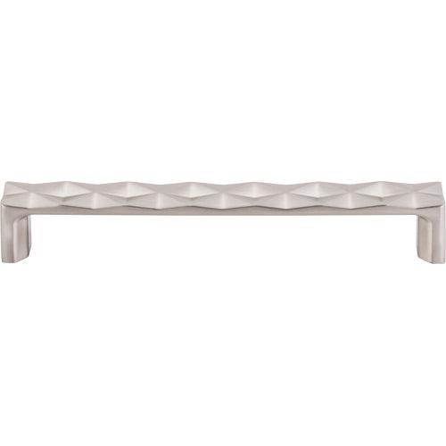 Quilted Pull 6 5/16in. (cc)  Brushed Satin Nickel