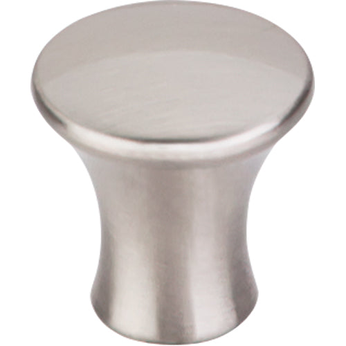 Oculus Round Knob Small 7/8in.  Brushed Satin Nickel