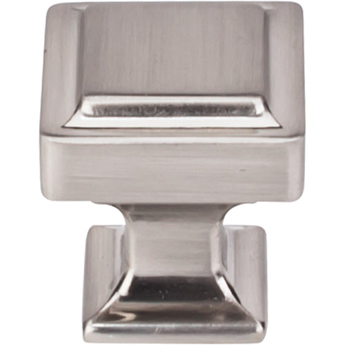 Ascendra Knob 1 1/8in.  Brushed Satin Nickel