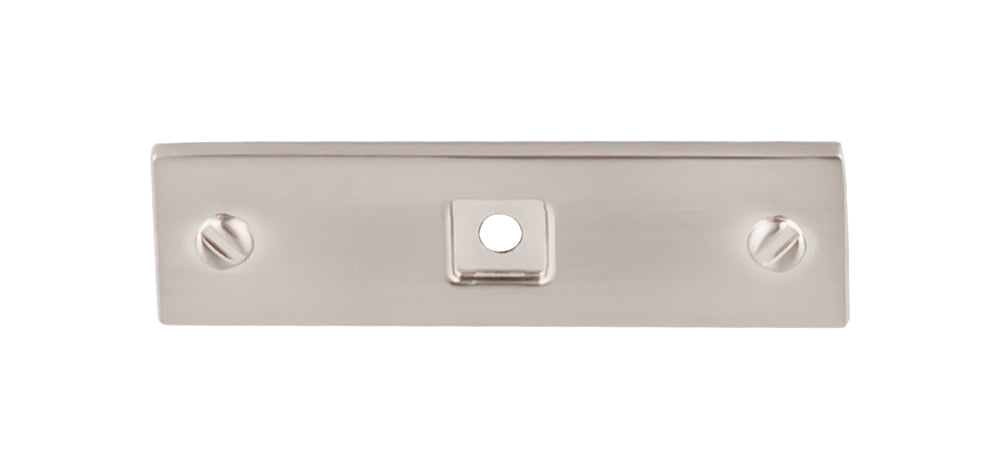 Channing Backplate 3in.  Brushed Satin Nickel