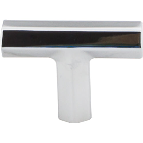 Lydia T Shape Knob 1 3/4in.  Polished Chrome