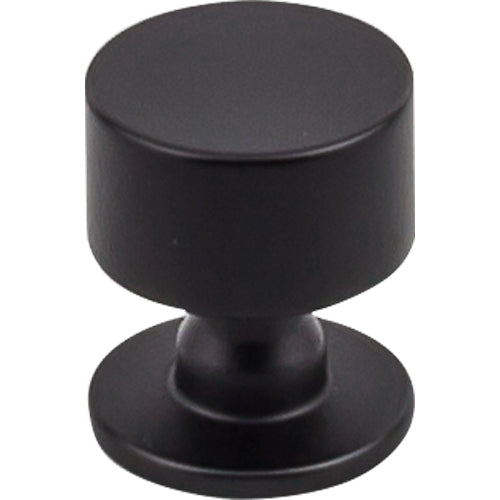Lily Knob 1 1/8in.  Flat Black