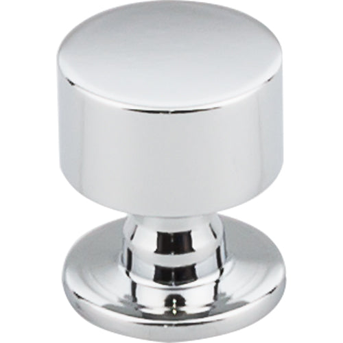 Lily Knob 1 1/8in.  Polished Chrome