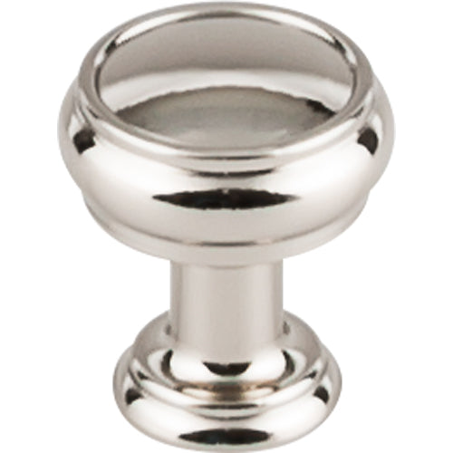 Eden Small Knob  1in.  Polished Nickel