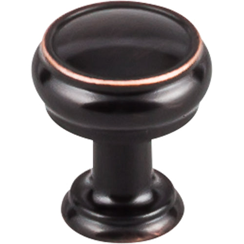 Eden Small Knob  1in.  Tuscan Bronze