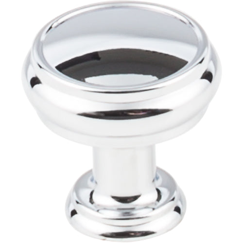Eden Medium Knob  1 3/16in.  Polished Chrome