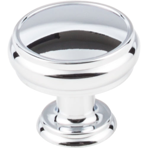 Eden Large Knob  1 3/8in.  Polished Chrome
